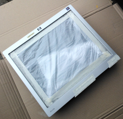 Monitor prepared for paint