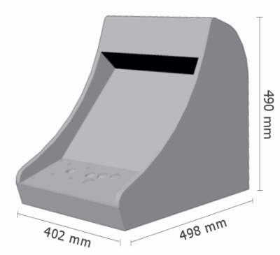 VertiCade MAME cabinet dimensions 